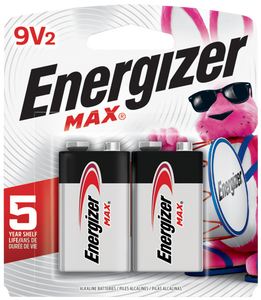 Rayovac 522BP2 Energizer MAX 9V BatteriesBlack & Silver | Rayovac 522BP2 Energizer MAX 9V BatteriesBlack & Silver |