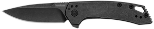 KershawRadar2.90" Folding Drop Point Plain Black Oxide Blackwash 8Cr13MoV SS Blade & Stainless Steel Handle Includes Pocket Clip KershawRadar2.90" Folding Drop Point Plain Black Oxide Blackwash 8Cr13MoV SS Blade & Stainless Steel Handle Includes Pocket Clip