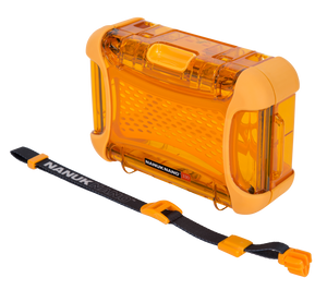 Nanuk 3300003 Nano 330 Water-Resistant Orange Polycarbonate Material with PowerClaw Latches 6.70" L x 3.80" W x 1.90" H Interior Dimensions Includes Carry Strap Nanuk 3300003 Nano 330 Water-Resistant Orange Polycarbonate Material with PowerClaw Latches 6.70" L x 3.80" W x 1.90" H Interior Dimensions Includes Carry Strap