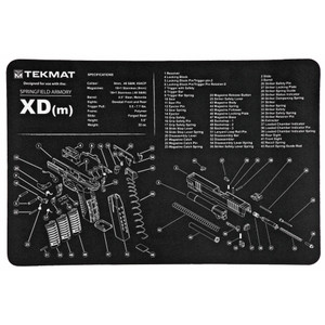 TekMat TEKR17XDM Original Cleaning Mat Springfield XDM Parts Diagram 11" x 17" TekMat TEKR17XDM Original Cleaning Mat Springfield XDM Parts Diagram 11" x 17"