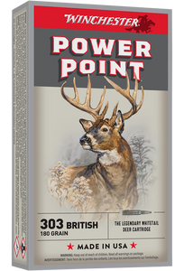 Winchester Ammo X303B1 Super X Hunting 303 British 180 gr Power-Point (PP) 20 Per Box/ 10 Cs Winchester Ammo X303B1 Super X Hunting 303 British 180 gr Power-Point (PP) 20 Per Box/ 10 Cs