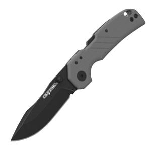 Cold Steel CSFL30DPLD10BGY Engage3" Folding Drop Point Plain Black Stonewashed AUS-10A SS Blade/4.11" Gray G10 Handle Includes Belt Clip Cold Steel CSFL30DPLD10BGY Engage3" Folding Drop Point Plain Black Stonewashed AUS-10A SS Blade/4.11" Gray G10 Handle Includes Belt Clip