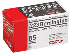 Aguila 1E223110 Target & Range Rifle 223 Rem 55 gr FMJ50rd Bx Aguila 1E223110 Target & Range Rifle 223 Rem 55 gr FMJ50rd Bx