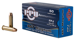 PPU PPH357MF Handgun Defense 357 Mag 158 gr Flat Point Jacketed (FPJ) 50rd Bx PPU PPH357MF Handgun Defense 357 Mag 158 gr Flat Point Jacketed (FPJ) 50rd Bx