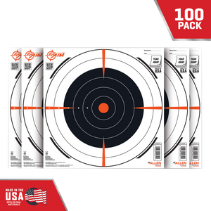 EZ-Aim 15334100 Shooting TargetBullseye Paper Hanging 12" x 12" Black/White 100 Per Pack EZ-Aim 15334100 Shooting TargetBullseye Paper Hanging 12" x 12" Black/White 100 Per Pack