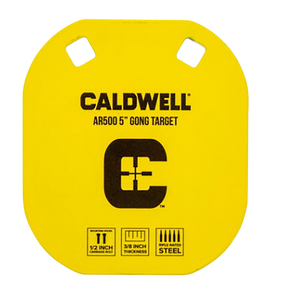 Caldwell 1116700 Gong5" Yellow AR500 Steel 0.38" Thick Hanging Caldwell 1116700 Gong5" Yellow AR500 Steel 0.38" Thick Hanging
