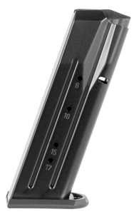 Mec-Gar MGWIT38LFAFC StandardBlued with Anti-Friction Coating Detachable 17rd 38 Super for Tanfoglio Witness Large Frame Mec-Gar MGWIT38LFAFC StandardBlued with Anti-Friction Coating Detachable 17rd 38 Super for Tanfoglio Witness Large Frame