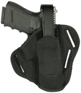 Blackhawk 40PC06BK PancakeOWB Size 06 Black Cordura Nylon Belt Slide Fits Med/Large Semi Autos Fits 3.25-3.75" Barrel Ambidextrous Blackhawk 40PC06BK PancakeOWB Size 06 Black Cordura Nylon Belt Slide Fits Med/Large Semi Autos Fits 3.25-3.75" Barrel Ambidextrous