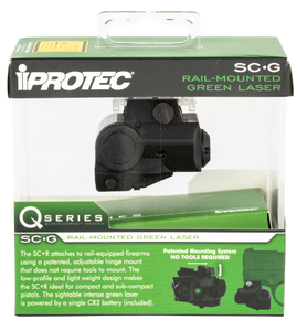 iProtec 6117 Q-Series SC-G 5mW Green Laser with 532nM Wavelength & Black Finish for Rail-Equipped Compact, Subcompact Pistols iProtec 6117 Q-Series SC-G 5mW Green Laser with 532nM Wavelength & Black Finish for Rail-Equipped Compact, Subcompact Pistols