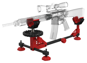Birchwood Casey ESR Echo Shooting Rest made Black Steel with Red Accents, Non-Slip Rubber Feet, Windage & Elevation Adjustments Birchwood Casey ESR Echo Shooting Rest made Black Steel with Red Accents, Non-Slip Rubber Feet, Windage & Elevation Adjustments