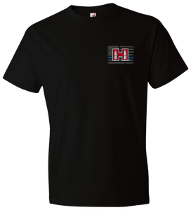 Hornady Gear 30762 Hornady T-Shirt Blue Line Black Short Sleeve Medium