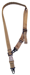 Tacshield T6030CY Warrior 2-in-1 Sling made of Coyote Webbing with HK Snap Hook & Padded Fast Adjust Design for Rifle/Shotgun Tacshield T6030CY Warrior 2-in-1 Sling made of Coyote Webbing with HK Snap Hook & Padded Fast Adjust Design for Rifle/Shotgun