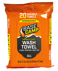 Dead Down Wind 1356 Base Camp Wash Towel Odorless 20 Per Pkg Dead Down Wind 1356 Base Camp Wash Towel Odorless 20 Per Pkg