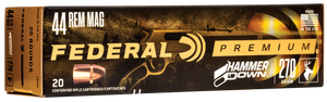 Federal Premium HammerDown Ammunition 44 Remington Magnum 270 Grain Bonded Soft Point 20RD Federal Premium HammerDown Ammunition 44 Remington Magnum 270 Grain Bonded Soft Point 20RD