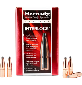 Hornady InterLock Bullets 284 Caliber, 7mm (284 Diameter) 139 Grain Spire Point Box of 100 Hornady InterLock Bullets 284 Caliber, 7mm (284 Diameter) 139 Grain Spire Point Box of 100