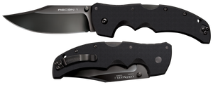 Cold Steel CS27BC Recon 1 4" Folding Clip Point Plain DLC Coated American S35VN Blade/Black G10 Handle Includes Pocket Clip Cold Steel CS27BC Recon 1 4" Folding Clip Point Plain DLC Coated American S35VN Blade/Black G10 Handle Includes Pocket Clip