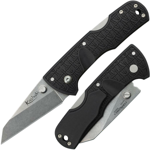 Cold Steel CS20KPL Kiridashi2.50" Folding Sheepsfoot Plain 4116 Stainless Steel Blade/Black Griv-Ex Handle Includes Pocket Clip