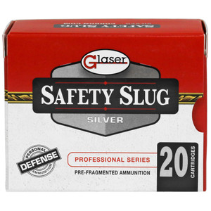 Glaser Silver 357MAG 80 Grain Pre-Fragmented 20 Round Box GL02800/20 Glaser Silver 357MAG 80 Grain Pre-Fragmented 20 Round Box GL02800/20