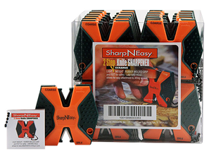 AccuSharp 335CD SharpNEasy 2-Step Sharpener Hand Held Fine/Coarse Ceramic Stone Sharpener Black/Orange Plastic 24 AccuSharp 335CD SharpNEasy 2-Step Sharpener Hand Held Fine/Coarse Ceramic Stone Sharpener Black/Orange Plastic 24