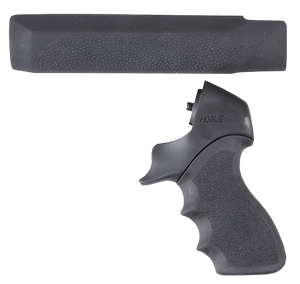 Hogue Rubber OverMolded Tamer Pistol Grip and Forend Mossberg 500 12 Gauge Synthetic Black Hogue Rubber OverMolded Tamer Pistol Grip and Forend Mossberg 500 12 Gauge Synthetic Black