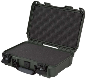 Nanuk 9091006 909Waterproof & Airline Approved Olive Resin with Cubed Foam 11.44" L x 7" W x 3.68" H Interior Dimensions Nanuk 9091006 909Waterproof & Airline Approved Olive Resin with Cubed Foam 11.44" L x 7" W x 3.68" H Interior Dimensions