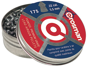 Crosman P022 Premier Pointed 22 Lead Pointed Hunting Pellet 175 Per Tin Crosman P022 Premier Pointed 22 Lead Pointed Hunting Pellet 175 Per Tin