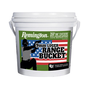 Remington UMC Ammunition 9mm Luger 115 Grain Full Metal Jacket Bucket of 350 Remington UMC Ammunition 9mm Luger 115 Grain Full Metal Jacket Bucket of 350