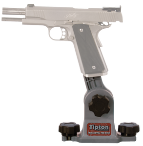 Tipton 558080 1911 Mag Well Vise Block Gun Vise Handgun Firearm Gray/Red Polymer Tipton 558080 1911 Mag Well Vise Block Gun Vise Handgun Firearm Gray/Red Polymer