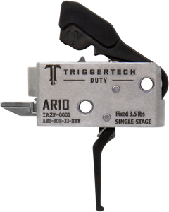TriggerTech AHTSDB33NNF DutyFlat Trigger Single-Stage 3.50 lbs Draw Weight Fits AR-10 TriggerTech AHTSDB33NNF DutyFlat Trigger Single-Stage 3.50 lbs Draw Weight Fits AR-10