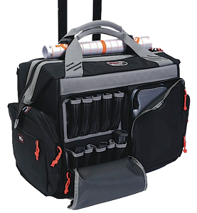 GPS Bags 2215RB RollingBlack Canvas with Telescoping Handle, Ball Bearing Wheels, Lockable Zippers & Foam Cradle Holds 4 Handguns GPS Bags 2215RB RollingBlack Canvas with Telescoping Handle, Ball Bearing Wheels, Lockable Zippers & Foam Cradle Holds 4 Handguns