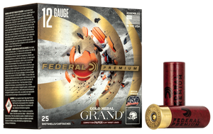 Federal GMT11875 Premium Gold Medal Paper 12 Gauge 2.75" 1 1/8 oz 1200 fps 7.5 Shot 25ea Federal GMT11875 Premium Gold Medal Paper 12 Gauge 2.75" 1 1/8 oz 1200 fps 7.5 Shot 25ea