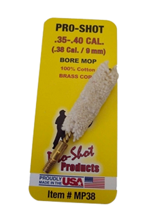 Pro-Shot MP38 Bore Mop35-40 Cal Pistol #8-32 Thread 100% Cotton Pro-Shot MP38 Bore Mop35-40 Cal Pistol #8-32 Thread 100% Cotton