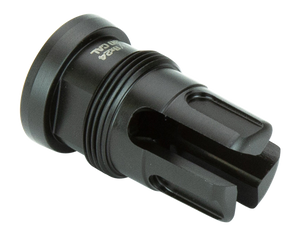 Griffin Armament TMMFH5824 Minimalist Taper Mount Flash Suppressor Black 17-4 Stainless Steel with 5/8"-24 tpi Threads, 1.80" OAL &1.07" Diameter for 30 Cal Griffin Armament TMMFH5824 Minimalist Taper Mount Flash Suppressor Black 17-4 Stainless Steel with 5/8"-24 tpi Threads, 1.80" OAL &1.07" Diameter for 30 Cal