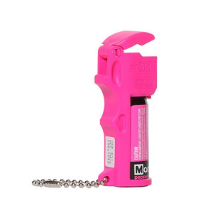 Mace Security International Hot Pink, Pepper Spray, 12gm, w/Keychain, Pink, Aerosol Can 80740