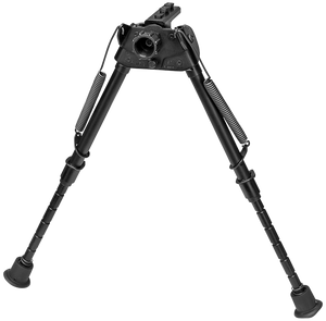 Harris Bipods S-LMM-LOK Swivel L M-LOK, 9-13", Black Steel/Aluminum, Notched Legs, Rubber Feet Harris Bipods S-LMM-LOK Swivel L M-LOK, 9-13", Black Steel/Aluminum, Notched Legs, Rubber Feet