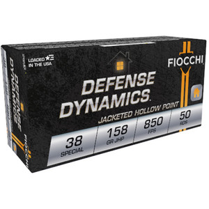 FIO 38SPL 158GR JHP 50/20 FIO 38SPL 158GR JHP 50/20