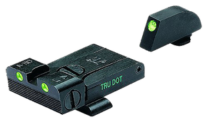Meprolight Tru-Dot Adjustable Sight Set Glock 17, 19, 22, 23, 26, 31, 32, 33, 34, 37, 38, 39 Steel Blue Tritium Green Meprolight Tru-Dot Adjustable Sight Set Glock 17, 19, 22, 23, 26, 31, 32, 33, 34, 37, 38, 39 Steel Blue Tritium Green