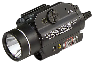 Streamlight 69165 TLR-2 IRW Weapon Light w/Laser & Strobe 300 Lumens Output White LED Light Infrared Laser Glock Style Rail/Picatinny Mount Black Anodized Aluminum Streamlight 69165 TLR-2 IRW Weapon Light w/Laser & Strobe 300 Lumens Output White LED Light Infrared Laser Glock Style Rail/Picatinny Mount Black Anodized Aluminum
