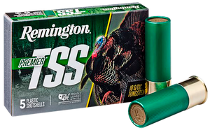 Remington Premier TSS Turkey Ammunition 12 Gauge 3" 1-3/4 oz Non-Toxic Tungsten Super Shot Box of 5 Remington Premier TSS Turkey Ammunition 12 Gauge 3" 1-3/4 oz Non-Toxic Tungsten Super Shot Box of 5