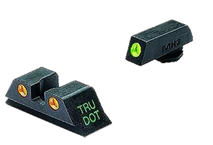 Meprolight USA 102223301 Tru-DotBlack | Green Tritium Front Sight Orange Tritium Rear Sight Set Meprolight USA 102223301 Tru-DotBlack | Green Tritium Front Sight Orange Tritium Rear Sight Set