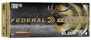 Federal P7PRCELDX1 ELD-X7mm PRC 175 gr Extremely Low Drag-eXpanding (ELD-X) 20 Per Box/ 10 Cs