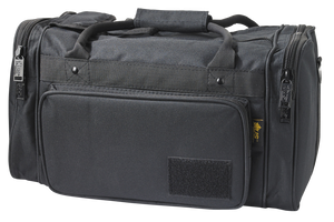 US PeaceKeeper P21115 Medium Range Bag Water Resistant Black 600D Polyester with Pockets, Removable Gun Rug, & Wraparound Handles 18" L x 10" H x 10" D Exterior Dimensions US PeaceKeeper P21115 Medium Range Bag Water Resistant Black 600D Polyester with Pockets, Removable Gun Rug, & Wraparound Handles 18" L x 10" H x 10" D Exterior Dimensions
