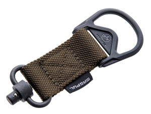 Magpul MAG517-COY MS1/MS3 QD Sling Adapter made of Steel with Maganese Phosphate Coyote Finish, Polymer Hardware, Nylon 1.25" Webbing & Two to One-Point Design for AR-15, M4, M16, AK-Platform & AKM Magpul MAG517-COY MS1/MS3 QD Sling Adapter made of Steel with Maganese Phosphate Coyote Finish, Polymer Hardware, Nylon 1.25" Webbing & Two to One-Point Design for AR-15, M4, M16, AK-Platform & AKM