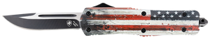 Templar Knife LWUS331 Wood US Flag Gen II Large 3.50" OTF Drop Point Plain Black Oxide Stonewashed 440C SS Blade/ 5.25" Painted Wood Grain US Flag Aluminum Handle Features Glass Breaker Includes Pocket Clip/Sheath Templar Knife LWUS331 Wood US Flag Gen II Large 3.50" OTF Drop Point Plain Black Oxide Stonewashed 440C SS Blade/ 5.25" Painted Wood Grain US Flag Aluminum Handle Features Glass Breaker Includes Pocket Clip/Sheath