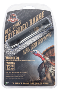 HEVI-Shot 450127 Hevi-Choke Turkey Mossberg 12 Gauge Extended Range 17-4 Stainless Steel Black (Ported) HEVI-Shot 450127 Hevi-Choke Turkey Mossberg 12 Gauge Extended Range 17-4 Stainless Steel Black (Ported)