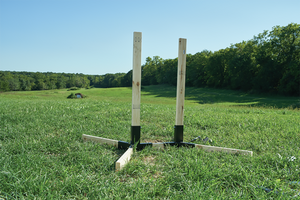 Champion Center Mass Steel 2x4 Target Stand Tripod Base Champion Center Mass Steel 2x4 Target Stand Tripod Base