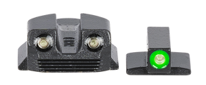Meprolight USA 412293111 Hyper-BrightBlack | Green Tritium with GreenOutline Front Sight Green Tritium with Black Outline Rear Sight Set Meprolight USA 412293111 Hyper-BrightBlack | Green Tritium with GreenOutline Front Sight Green Tritium with Black Outline Rear Sight Set