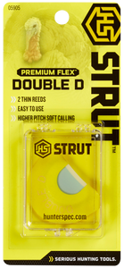 HS Strut 05905 Double D Double Reed Diaphragm Call Double Reed Turkey Hen Sounds Attracts Turkeys Yellow HS Strut 05905 Double D Double Reed Diaphragm Call Double Reed Turkey Hen Sounds Attracts Turkeys Yellow