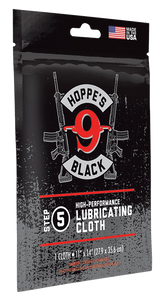 Hoppe's HBLC Black Lube Cloth Treated with Hoppe's Black Oil 11" x 14" Resealable Bag Hoppe's HBLC Black Lube Cloth Treated with Hoppe's Black Oil 11" x 14" Resealable Bag