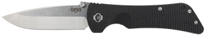 Southern Grind SG03030001 Bad Monkey4" Folding Drop Point Plain Satin 14C28N Steel Blade/ 5.25" Black G10 Handle Includes Pocket Clip Southern Grind SG03030001 Bad Monkey4" Folding Drop Point Plain Satin 14C28N Steel Blade/ 5.25" Black G10 Handle Includes Pocket Clip